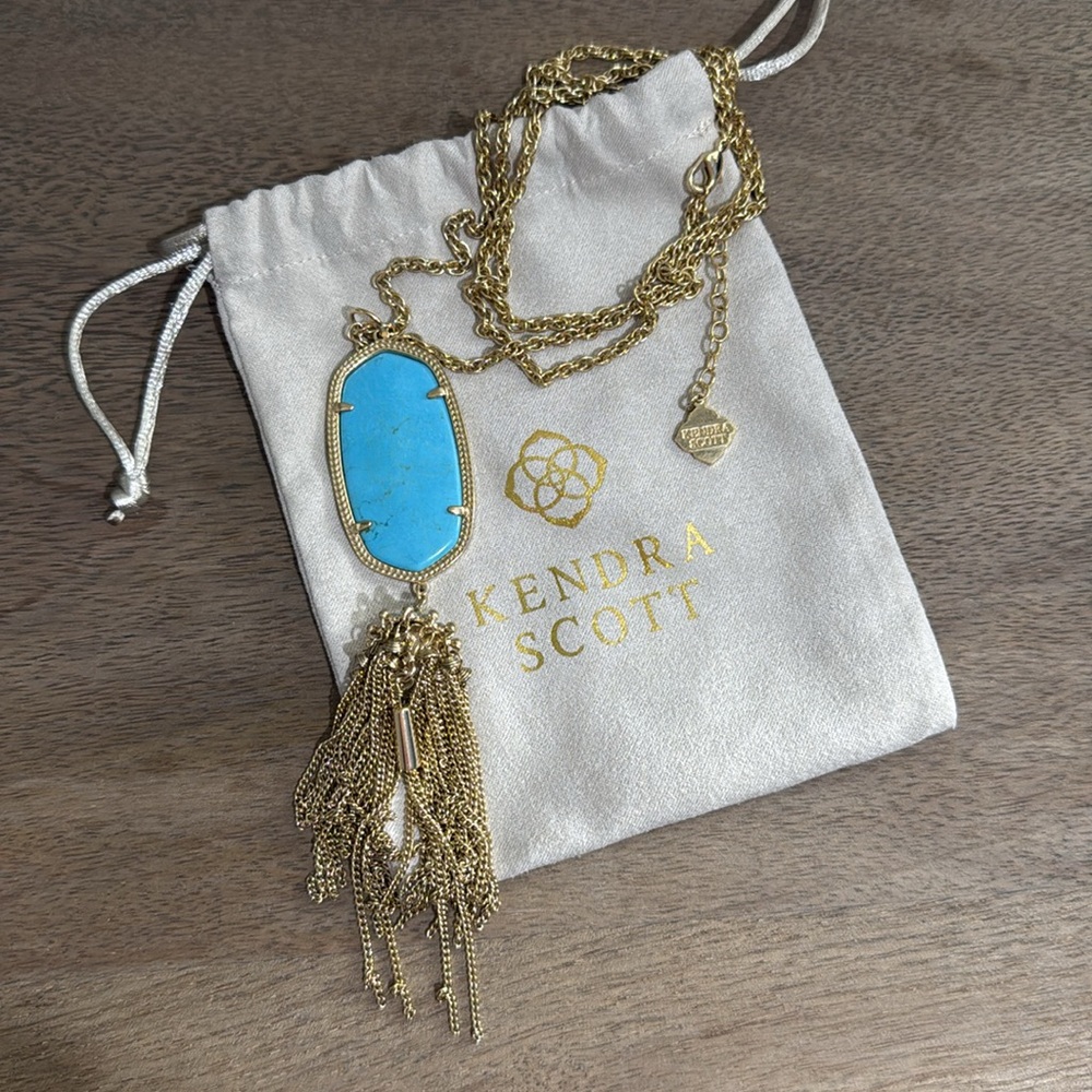 Kendra Scott Rayne gold pendant necklace - Picture 2 of 2